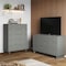 Manhattan Comfort Granville Light Grey 5-Drawer Chest and 6-Drawer Double Dresser, Set of 2 GRAN066 - alternate 1